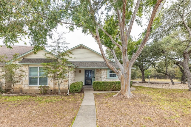 view of ranch-style home