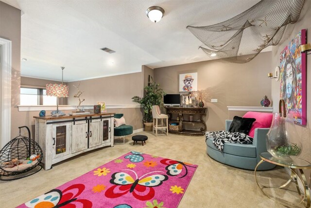 335 Lombardia Dr Unit 19E, Austin, TX 78734 - game room with carpet floors and visible vents