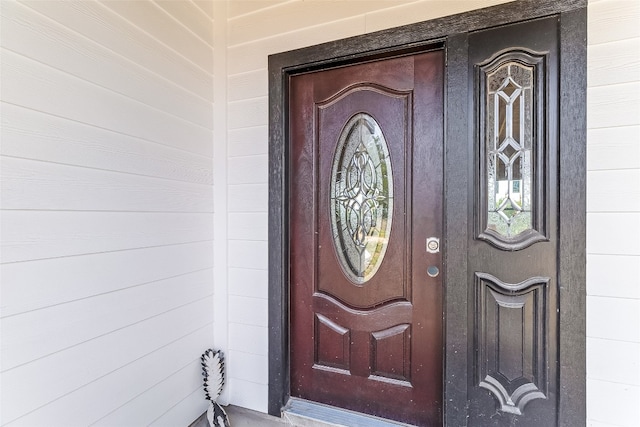 view of entrance to property