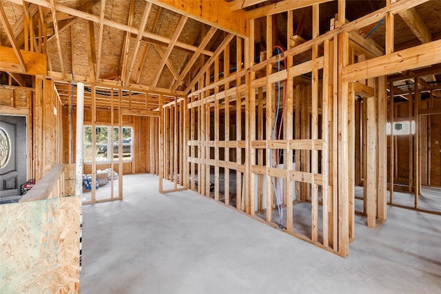 misc room featuring concrete floors