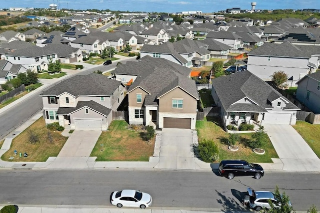 drone / aerial view featuring a residential view