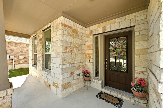 view of property entrance