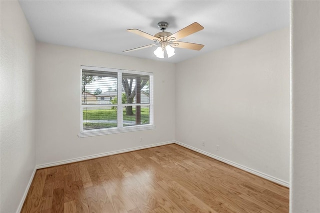 116 Wren St, Highland Haven, TX 78654 - unfurnished room with wood finished floors and a ceiling fan