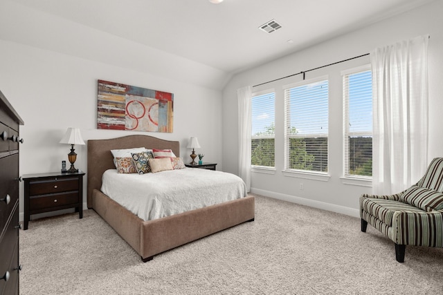 3224 Desert Shade Bnd, Leander, TX 78641 - bedroom with carpet flooring and vaulted ceiling