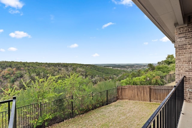 3224 Desert Shade Bnd, Leander, TX 78641 - fenced backyard with a wooded view