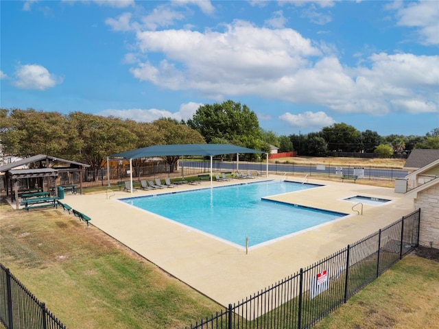 view of pool