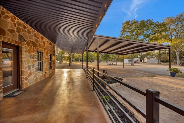 view of patio