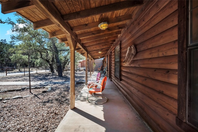 view of patio