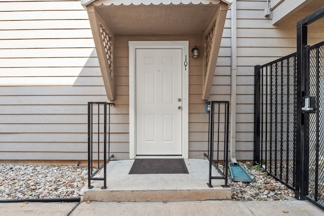 view of entrance to property