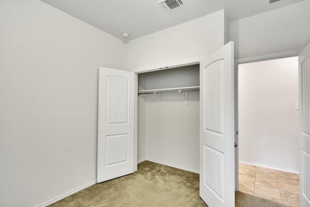 view of closet