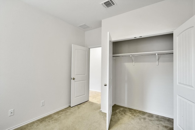 view of closet