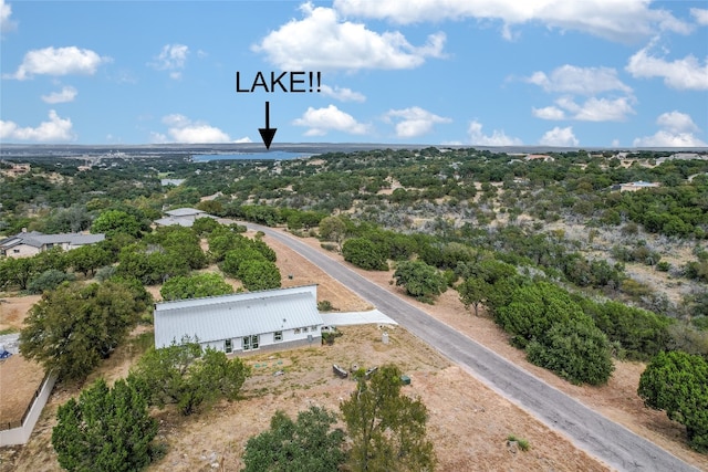 570 Quick Draw, Horseshoe Bay, TX 78657 - drone / aerial view of a tree filled landscape