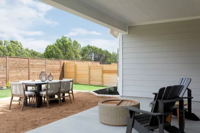 view of patio