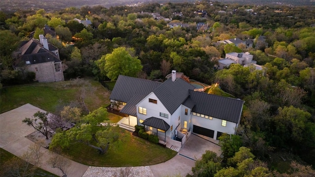 aerial view