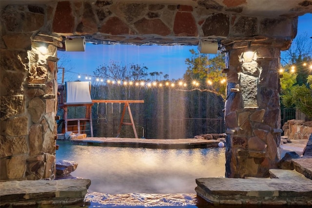 view of pool