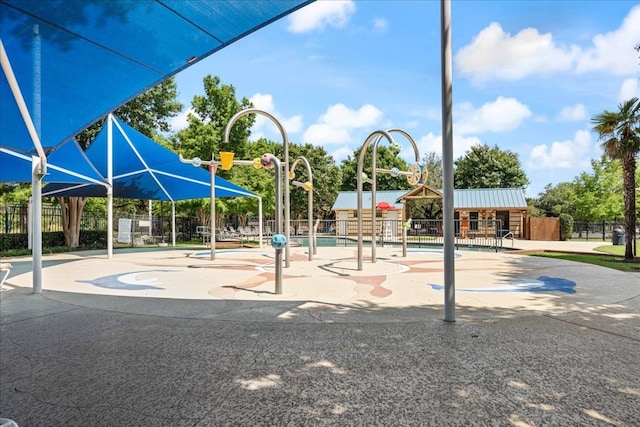 view of jungle gym