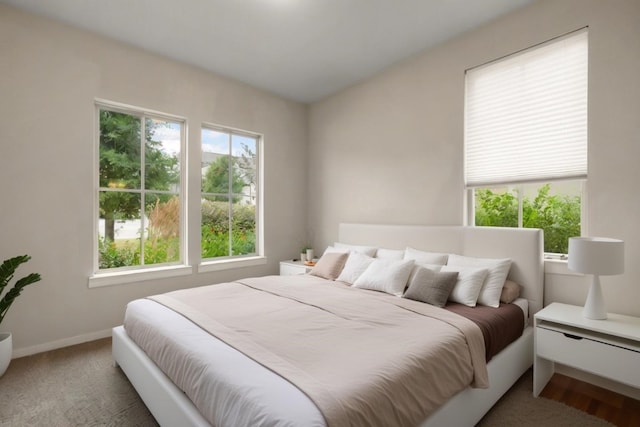 bedroom with baseboards