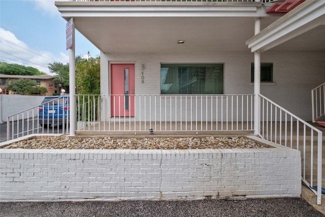 view of entrance to property