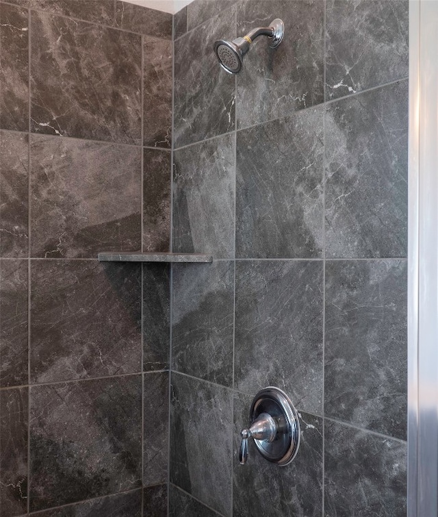 room details featuring tiled shower