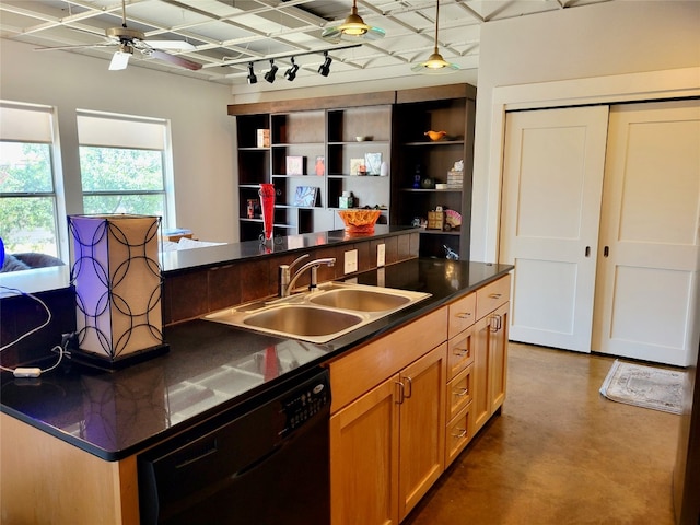 kitchen with dishwasher and sink