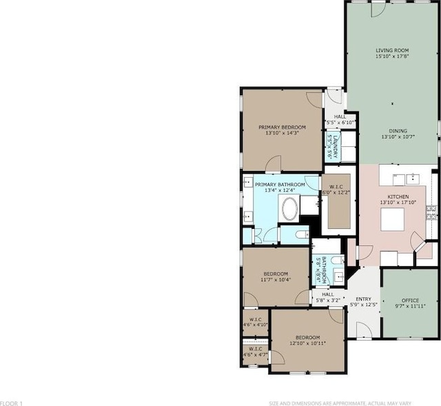 8712 Mina Dr, Austin, TX 78747 - room layout