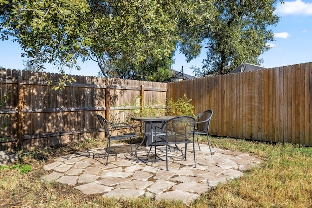 view of patio