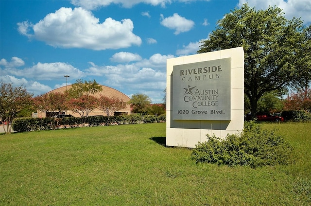 1201 Grove Blvd Unit 1501, Austin, TX 78741 - community sign featuring a yard