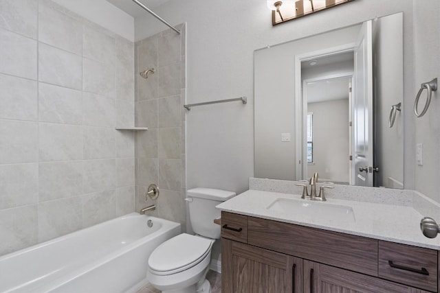 132 Scenic Hills Cir, Georgetown, TX 78628 - full bath with toilet, shower / washtub combination, and vanity