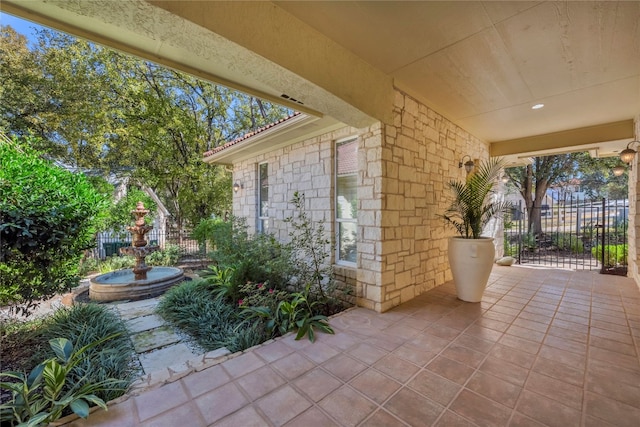 view of patio