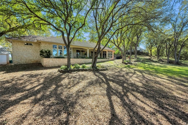 view of rear view of house