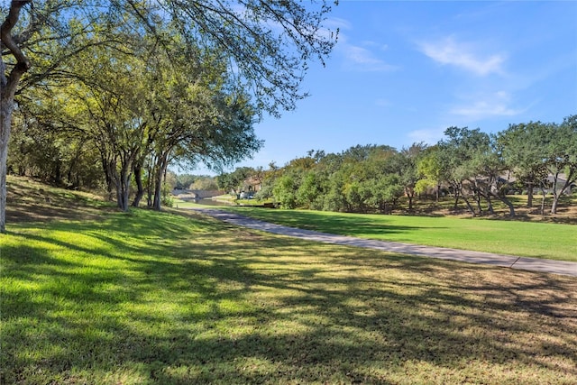 surrounding community with a lawn