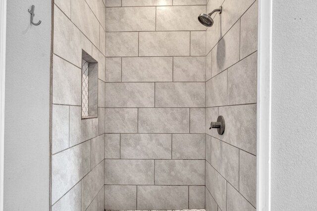 room details featuring tiled shower