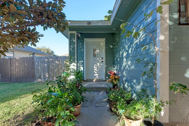 view of entrance to property