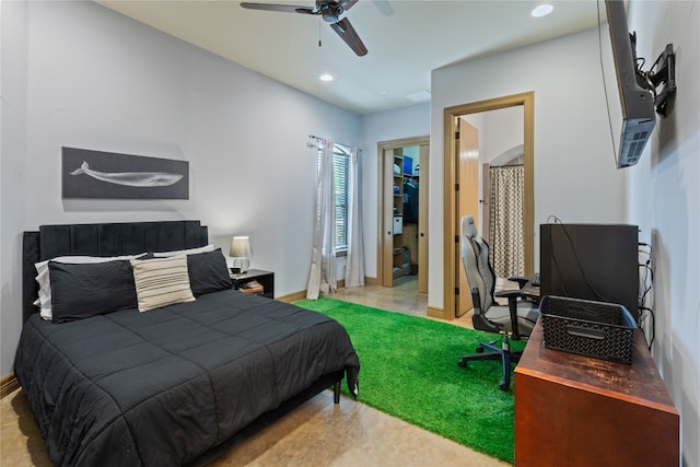 4609 Boxwood Bnd, Lago Vista, TX 78645 - bedroom featuring baseboards and recessed lighting