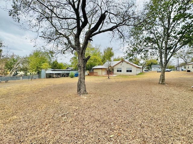 view of yard