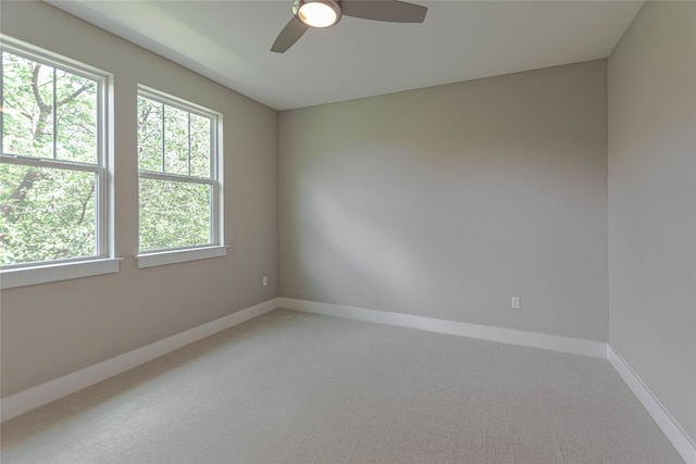 2717 Geraghty Ave, Austin, TX 78757 - unfurnished room with light carpet and ceiling fan