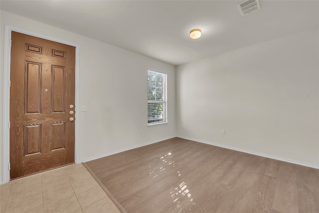 interior space with light wood-type flooring