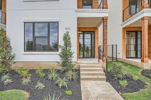 9103 Cattle Baron Path, Austin, TX 78747 - property entrance featuring stucco siding
