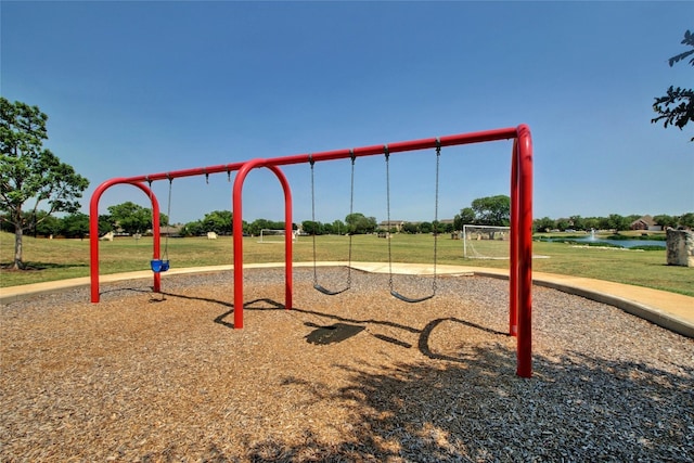 view of jungle gym