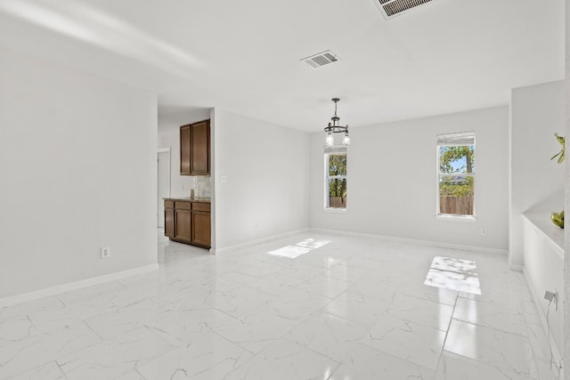 view of unfurnished living room