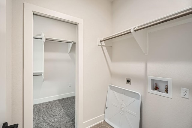 9027 Cattle Baron Path, Austin, TX 78747 - laundry room featuring hookup for an electric dryer and washer hookup