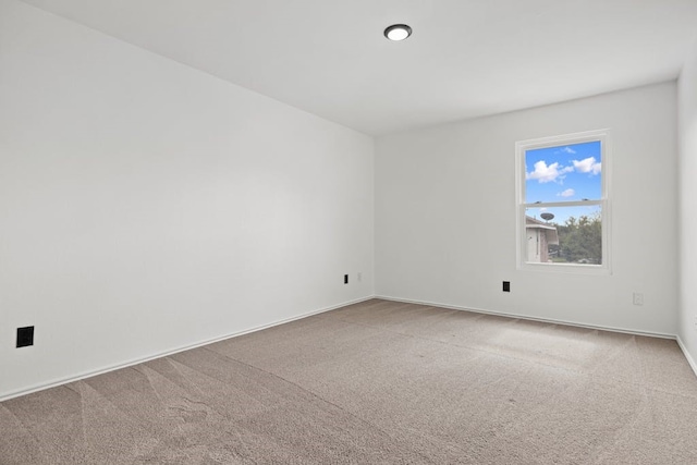 empty room with carpet floors