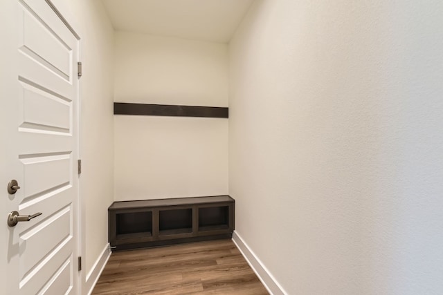 interior space featuring hardwood / wood-style flooring