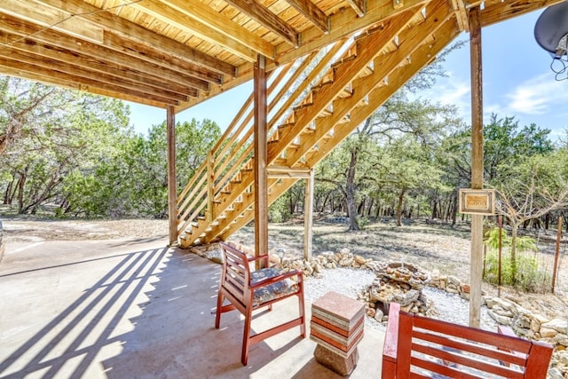 view of patio