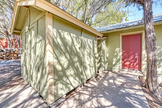 exterior space featuring a patio area