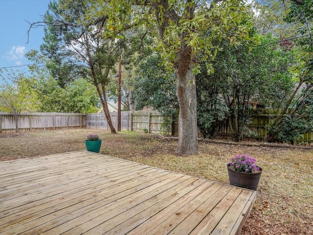 3606 Lovage Dr, Austin, TX 78727 - wooden deck with a fenced backyard