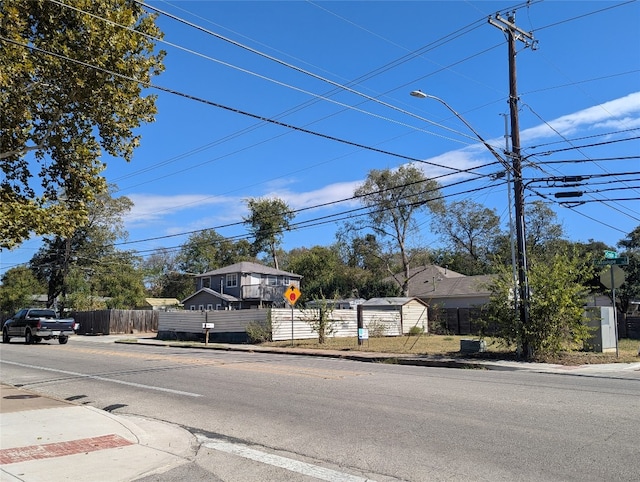 view of road