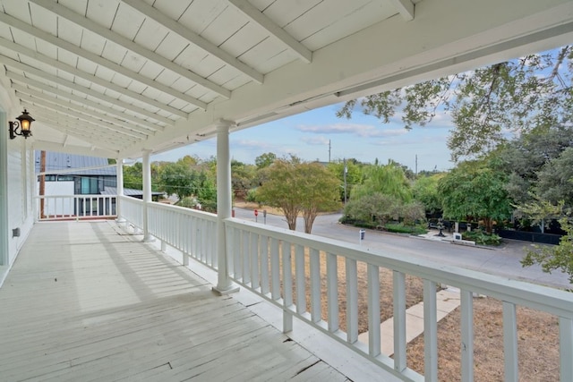 view of deck