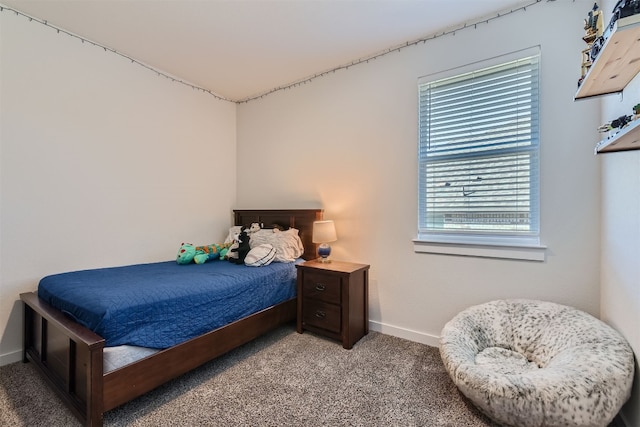 bedroom featuring carpet floors