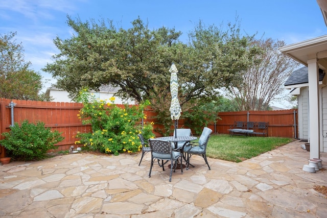 view of patio